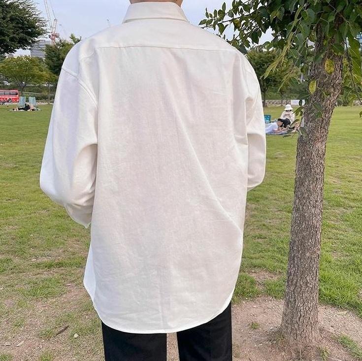 Casual Loose Fit Long Sleeve Shirt