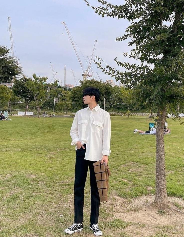 Casual Loose Fit Long Sleeve Shirt