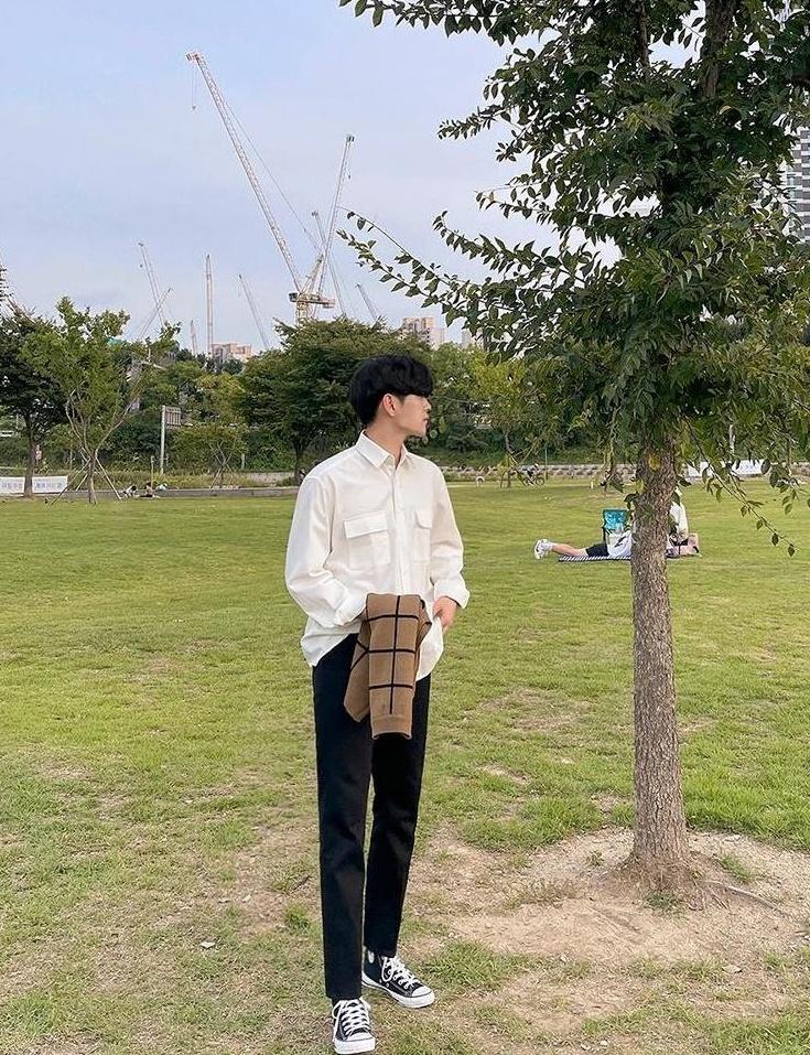 Casual Loose Fit Long Sleeve Shirt