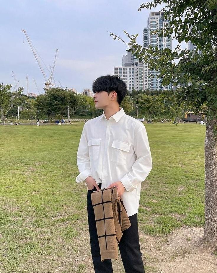 Casual Loose Fit Long Sleeve Shirt