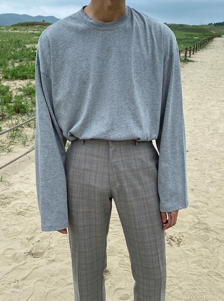 Casual Loose Fit Long Sleeve Tee