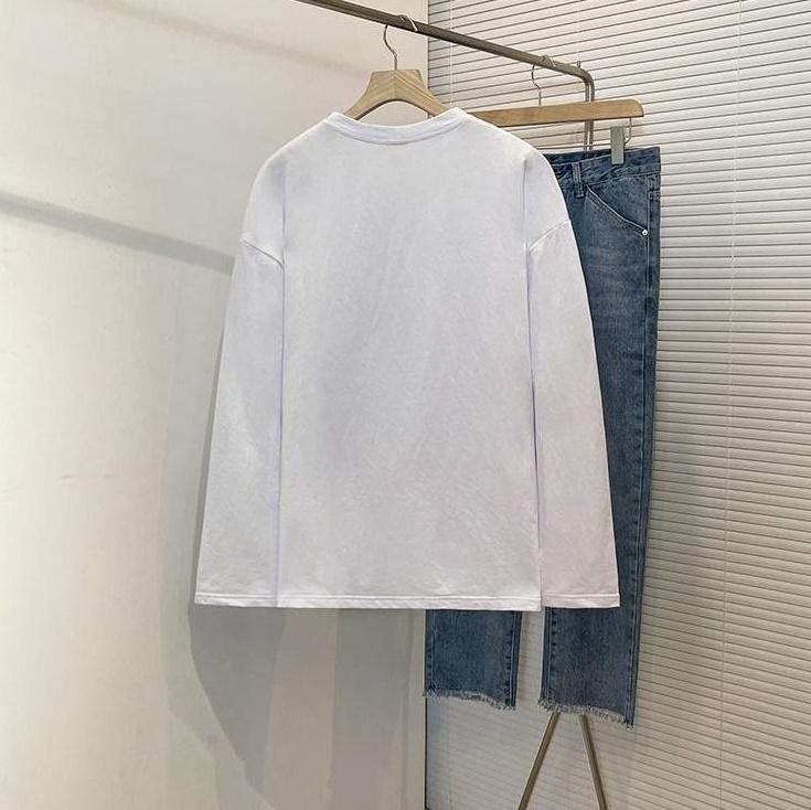 Casual Loose Fit Long Sleeve Tee