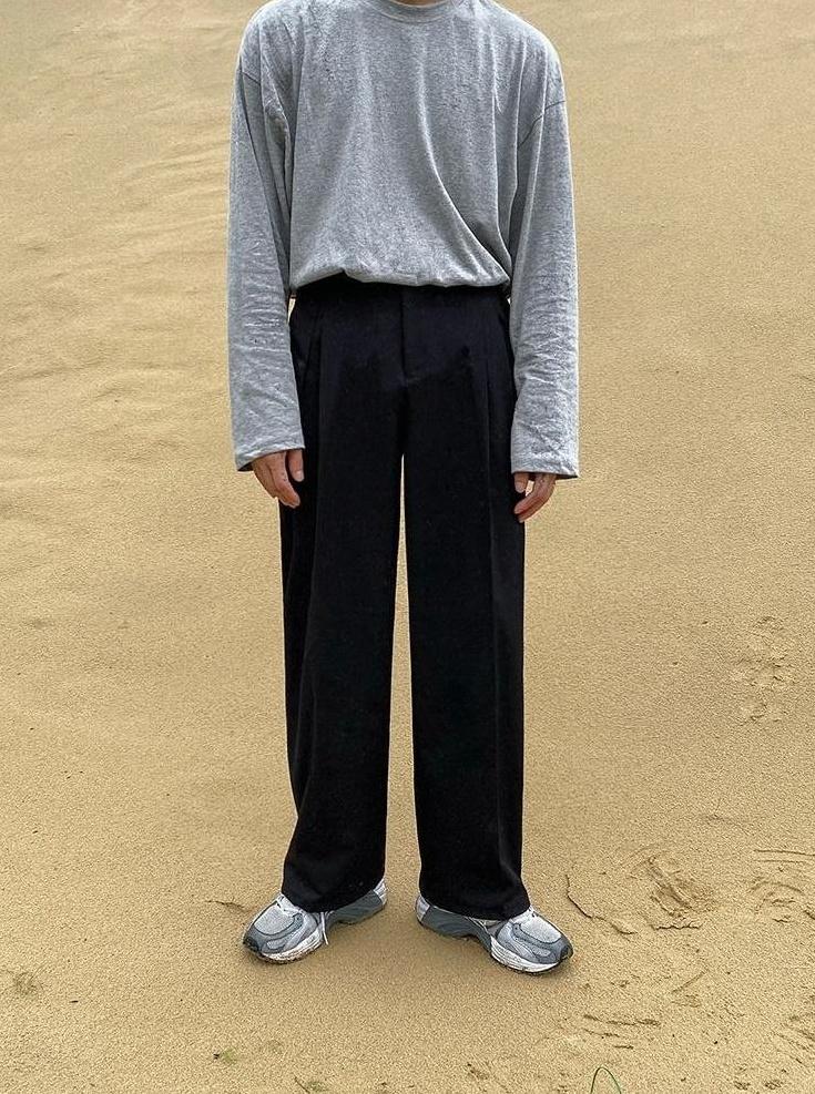 Casual Loose Fit Long Sleeve Tee