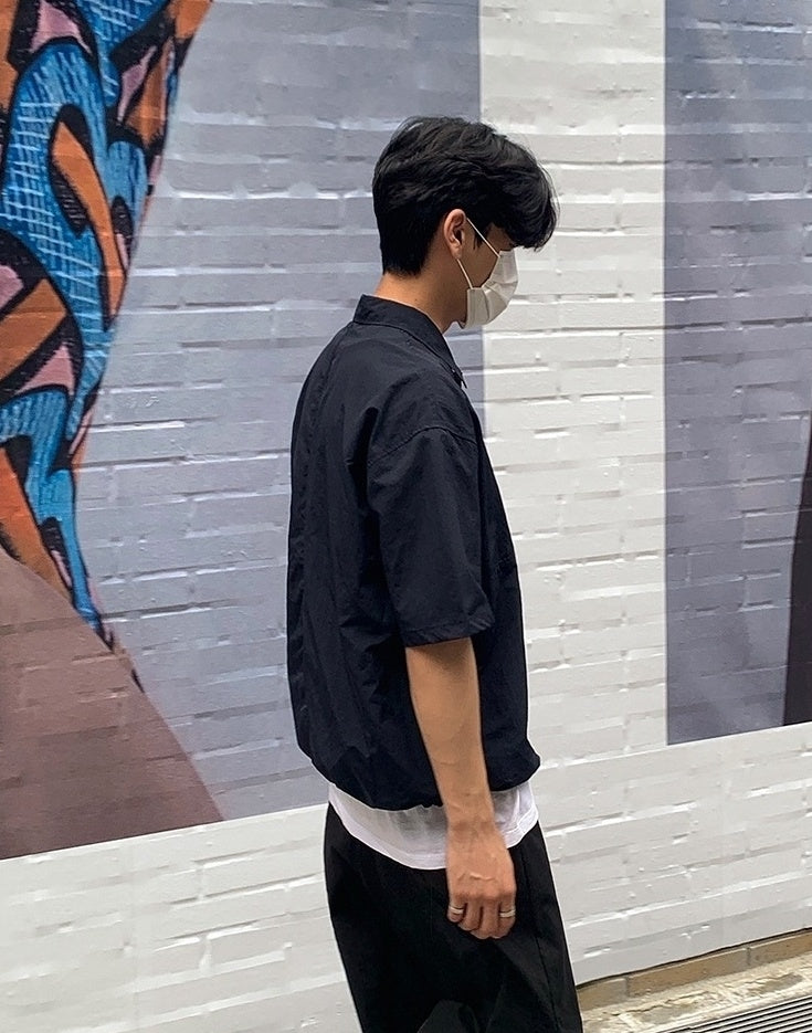 Casual Loose Fit Short Sleeve Shirt