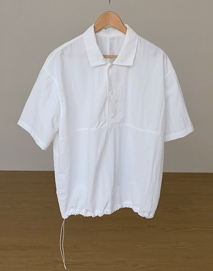 Casual Loose Fit Short Sleeve Shirt