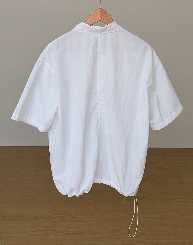 Casual Loose Fit Short Sleeve Shirt