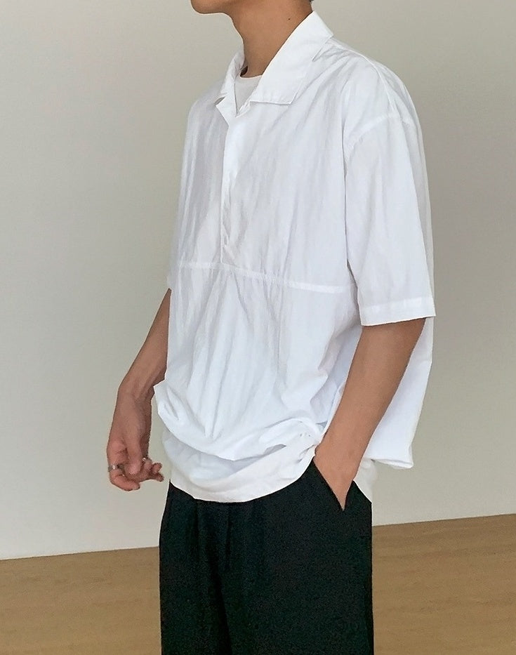 Casual Loose Fit Short Sleeve Shirt
