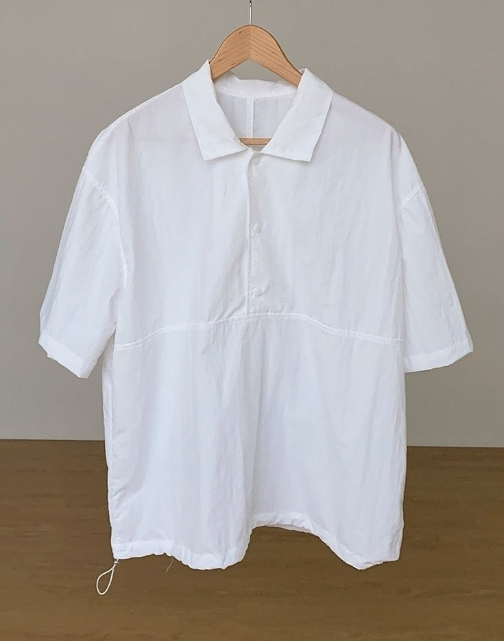 Casual Loose Fit Short Sleeve Shirt