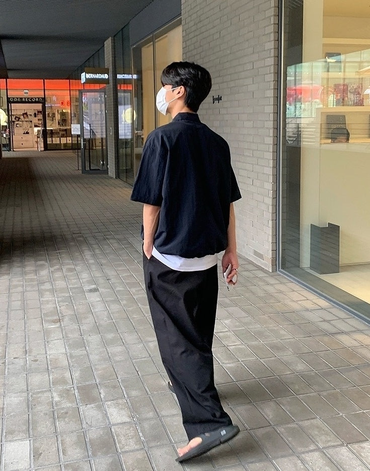 Casual Loose Fit Short Sleeve Shirt