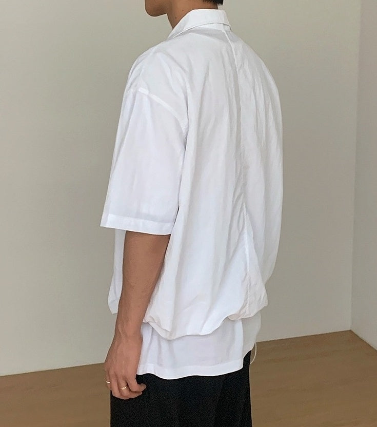 Casual Loose Fit Short Sleeve Shirt