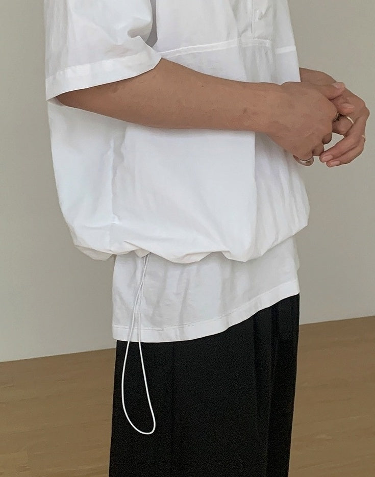 Casual Loose Fit Short Sleeve Shirt