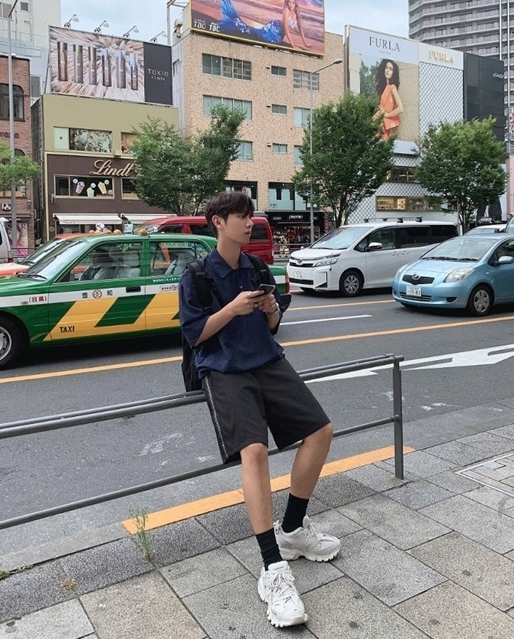 Casual Loose Fit Short Sleeve Shirt