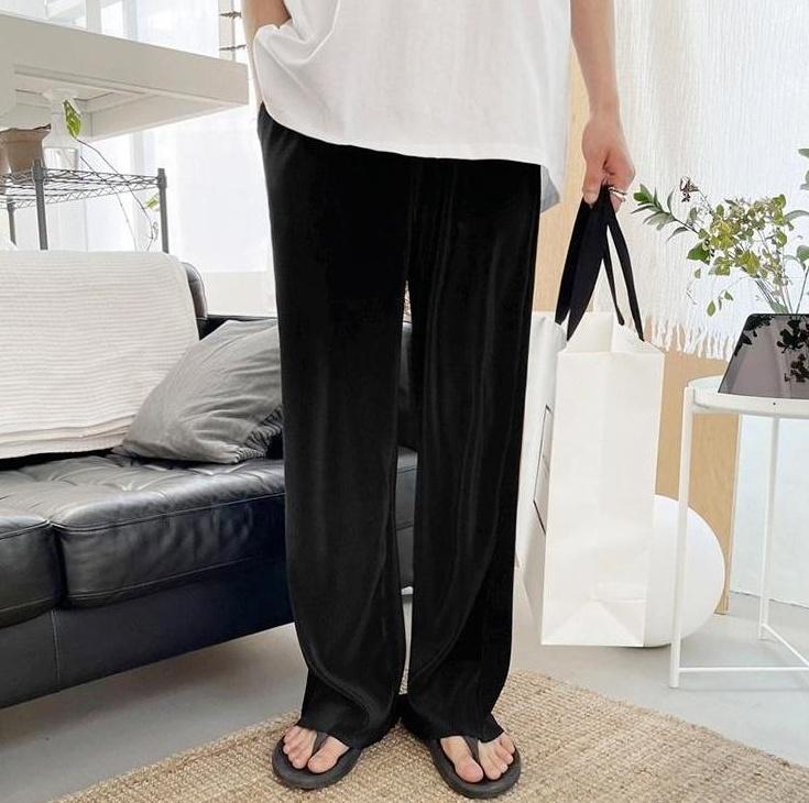 Casual Loose Ice Silk Trousers