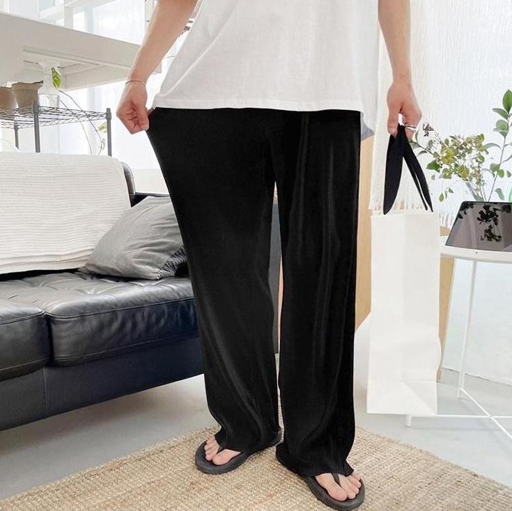 Casual Loose Ice Silk Trousers