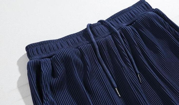 Casual Loose Ice Silk Trousers