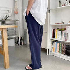 Casual Loose Ice Silk Trousers