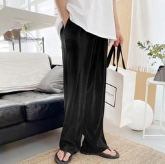 Casual Loose Ice Silk Trousers