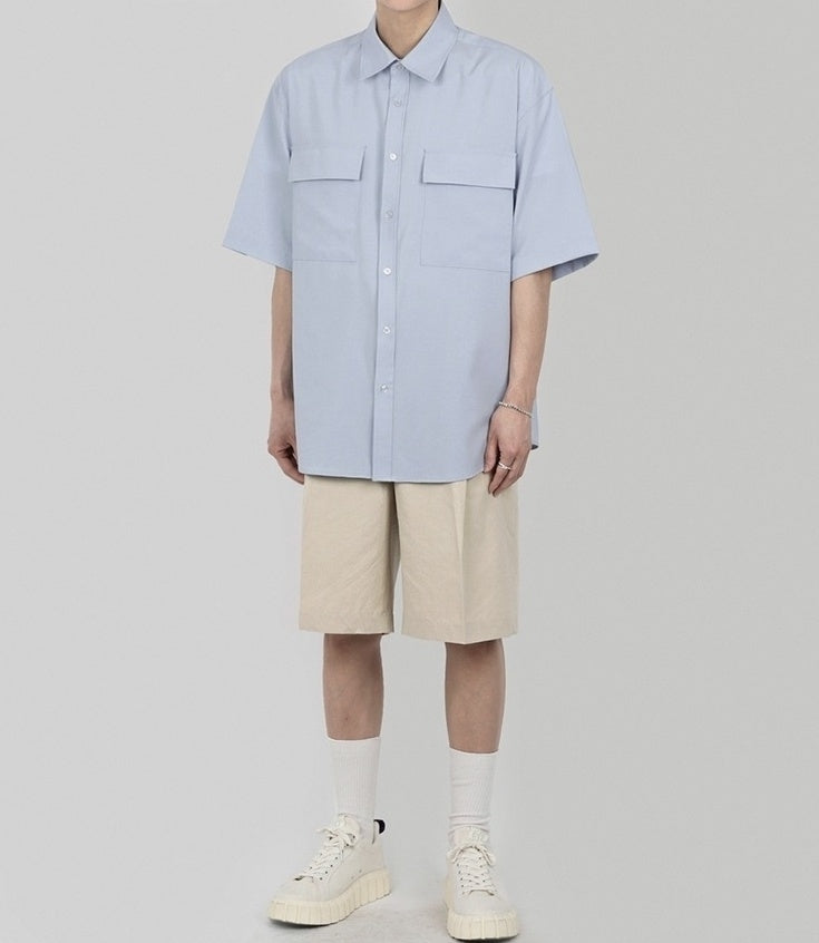 Casual Loose Short Sleeve Shirt