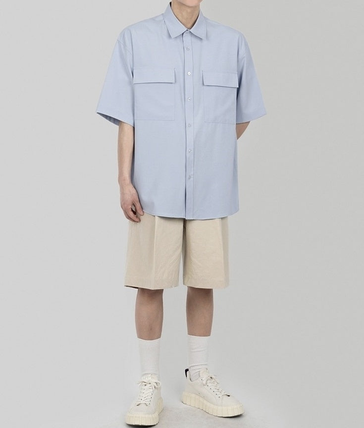 Casual Loose Short Sleeve Shirt