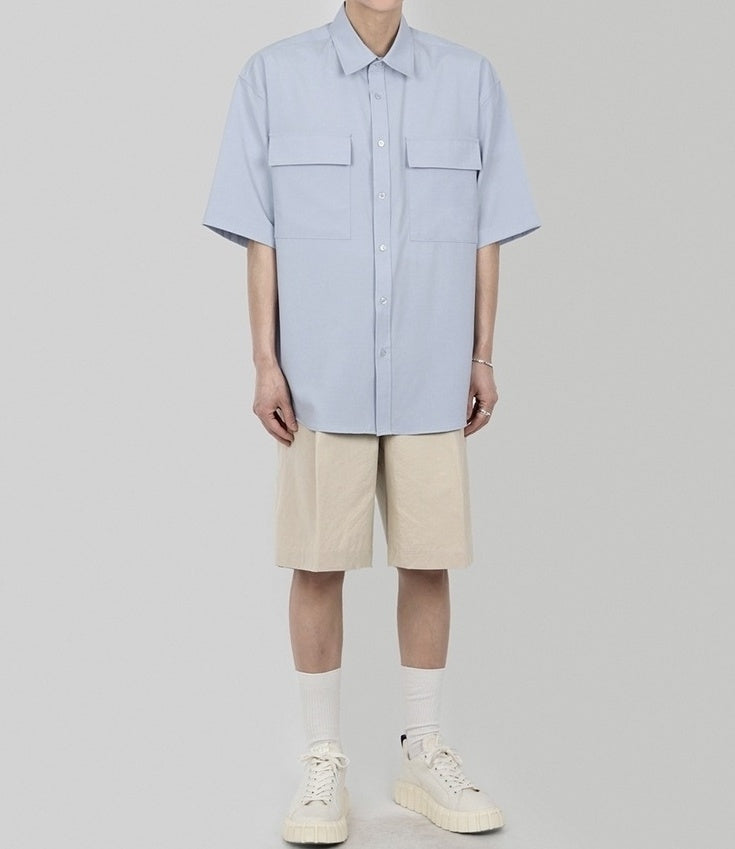 Casual Loose Short Sleeve Shirt