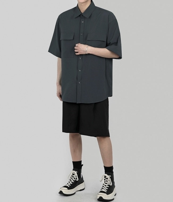 Casual Loose Short Sleeve Shirt
