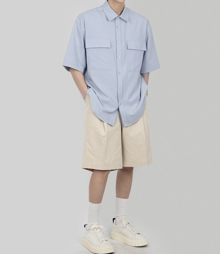 Casual Loose Short Sleeve Shirt