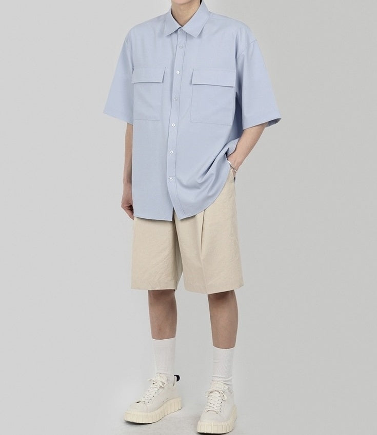 Casual Loose Short Sleeve Shirt