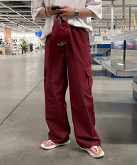 Casual Loose Straight Workwear Trousers