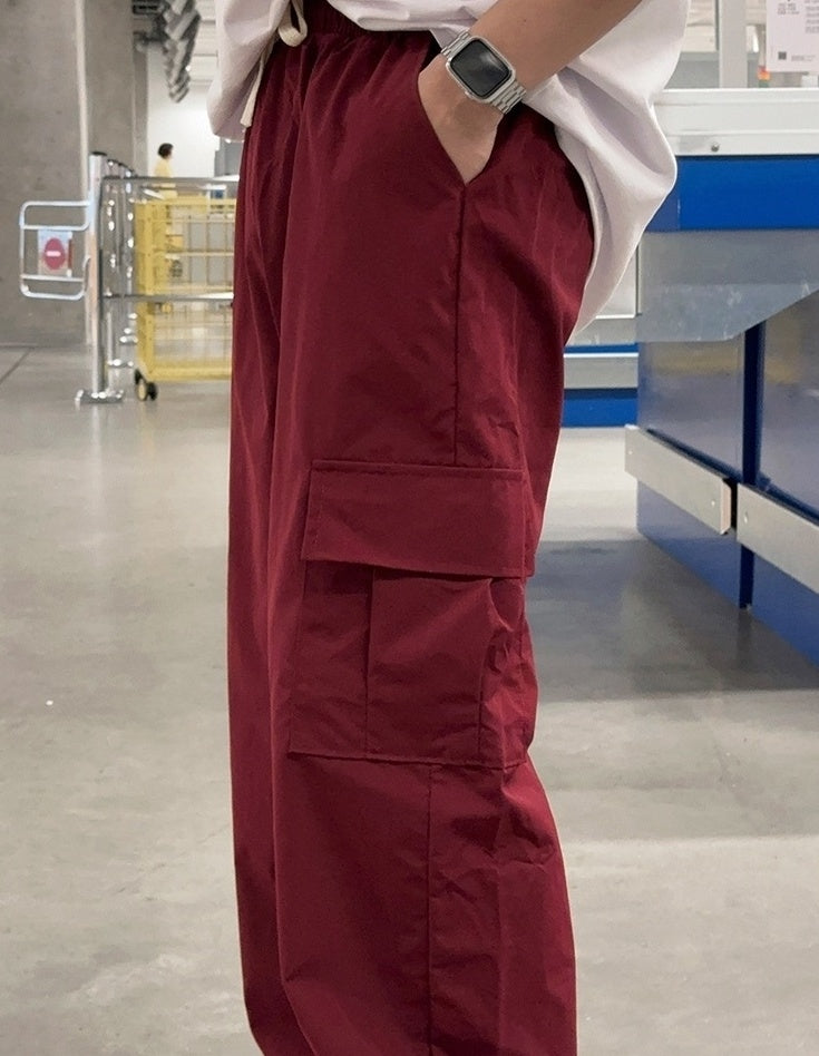 Casual Loose Straight Workwear Trousers