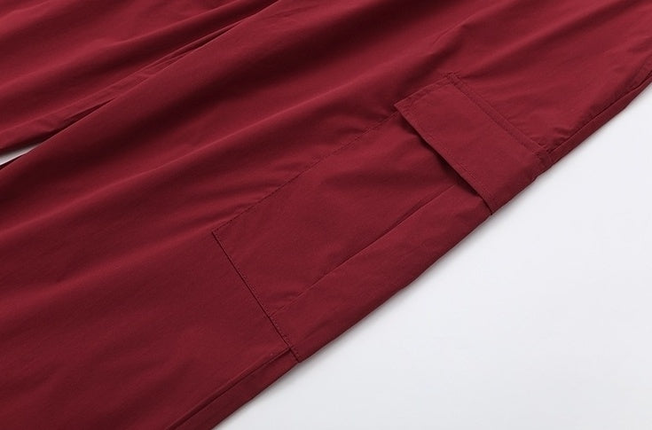 Casual Loose Straight Workwear Trousers