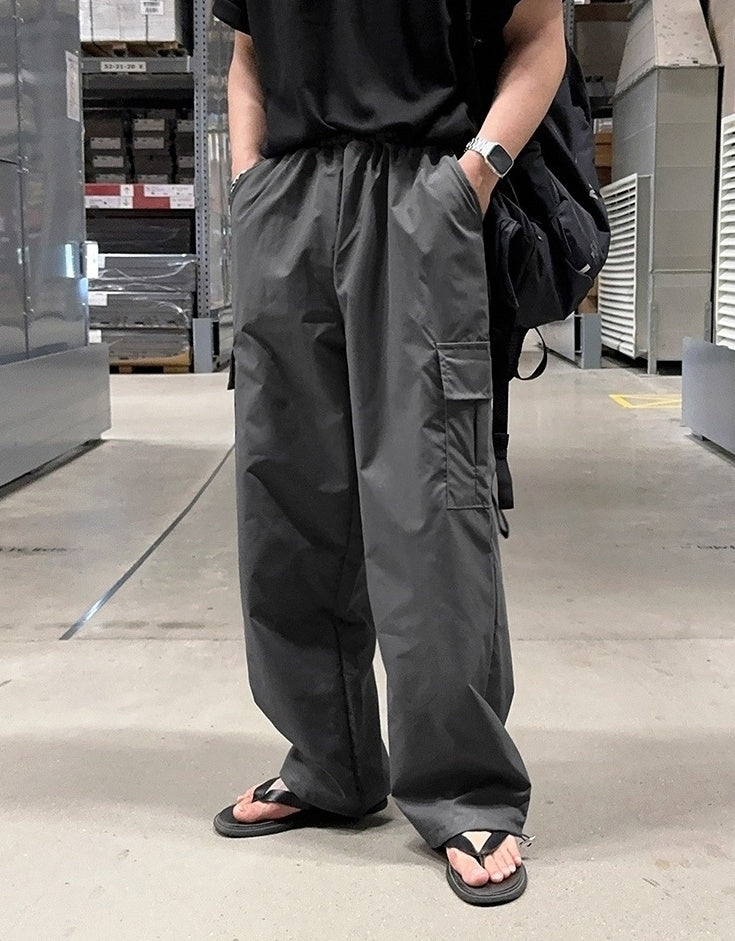 Casual Loose Straight Workwear Trousers