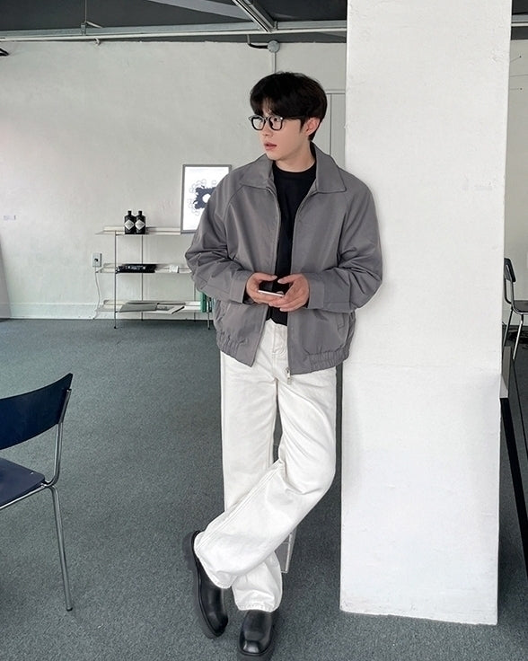 Casual Loose Zipup Jacket