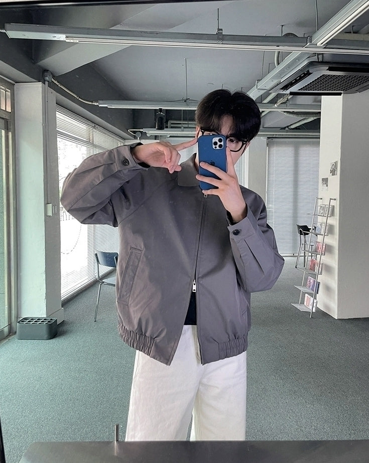 Casual Loose Zipup Jacket
