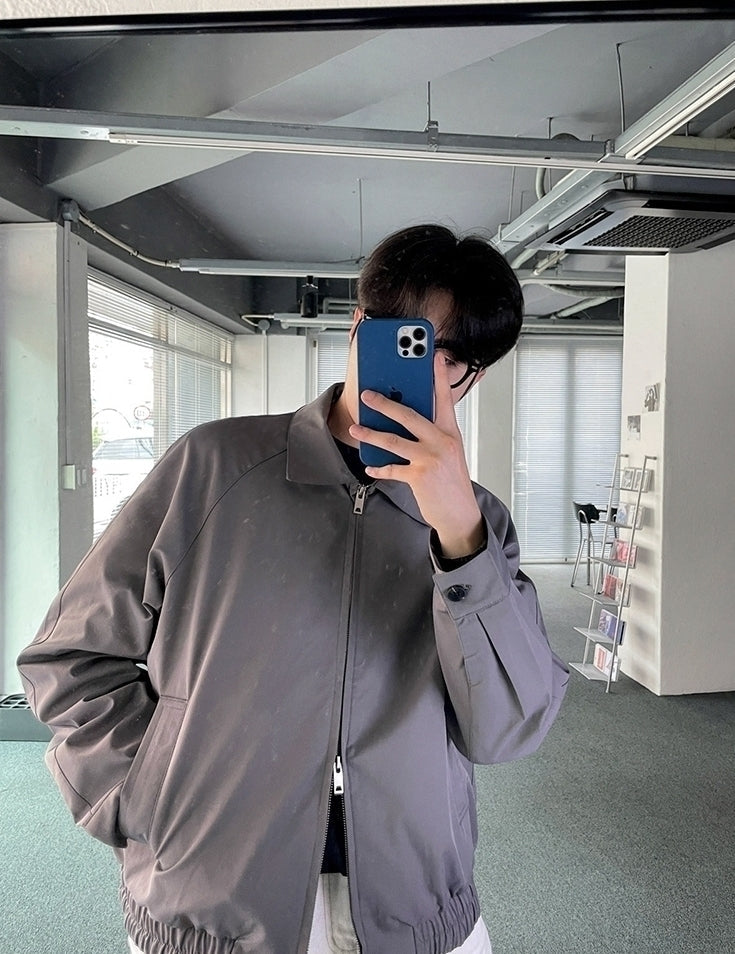 Casual Loose Zipup Jacket