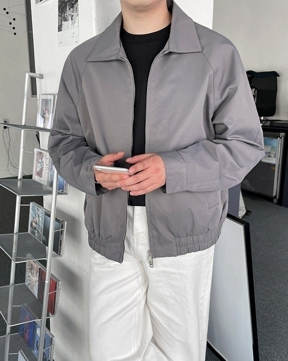Casual Loose Zipup Jacket