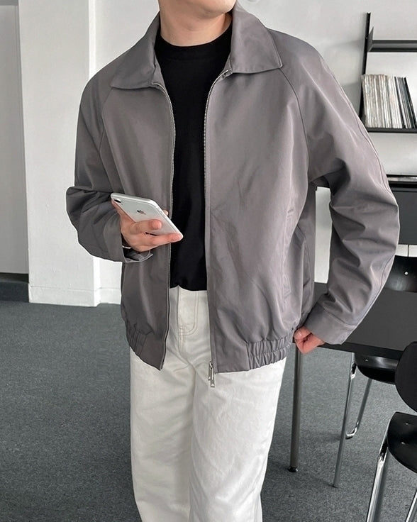Casual Loose Zipup Jacket