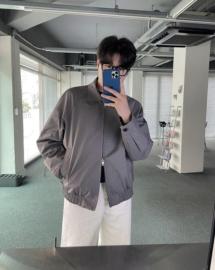 Casual Loose Zipup Jacket