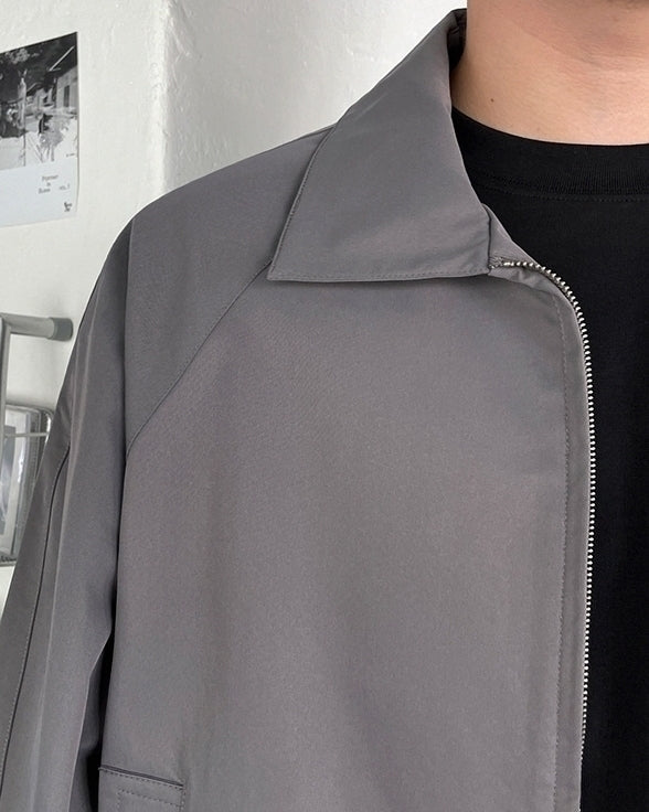 Casual Loose Zipup Jacket