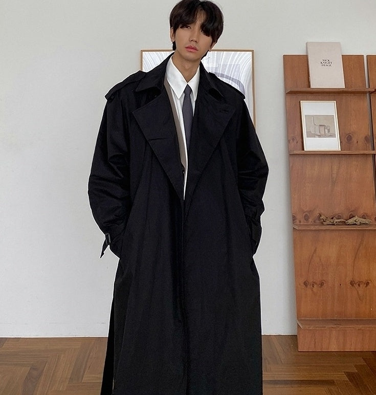 Casual Military Green Trench Coat