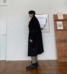 Casual Military Green Trench Coat