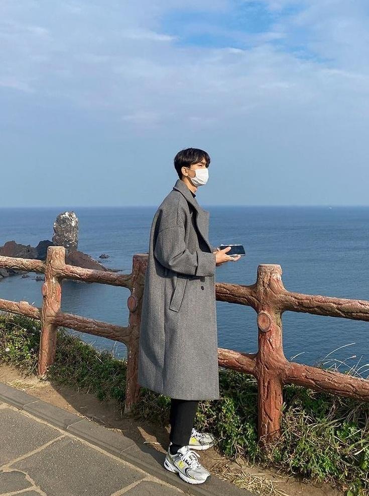 Casual Overcoat With Thickened Fabric