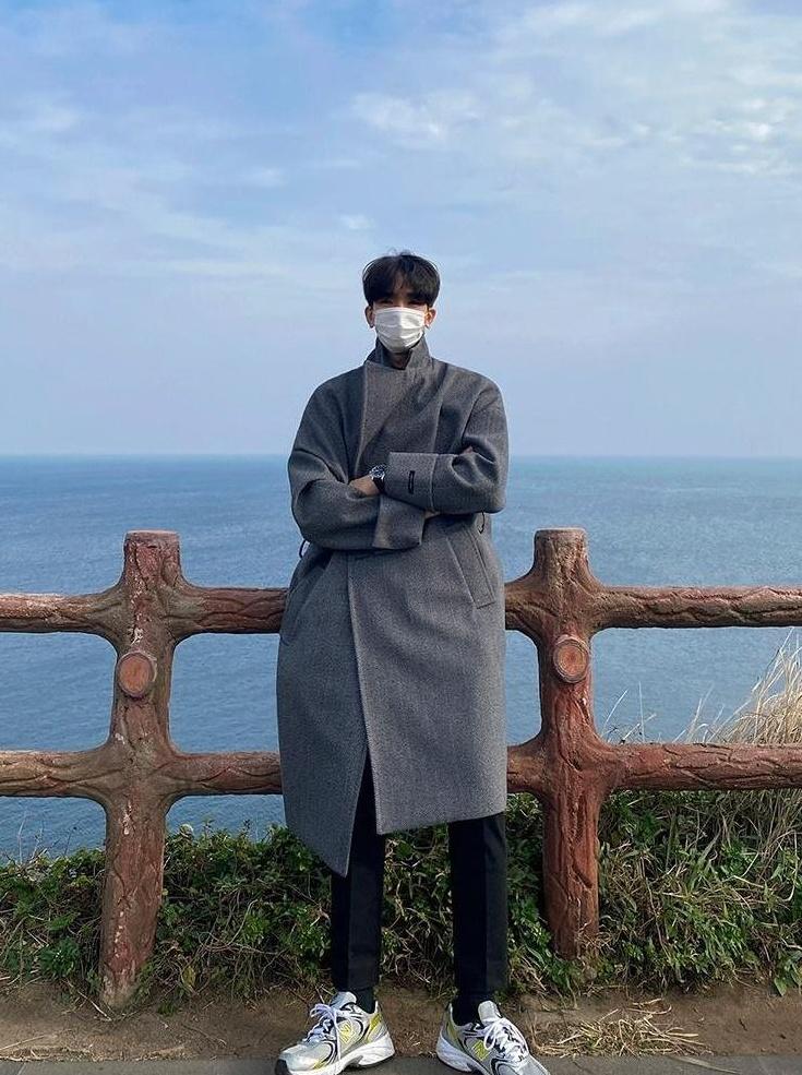 Casual Overcoat With Thickened Fabric