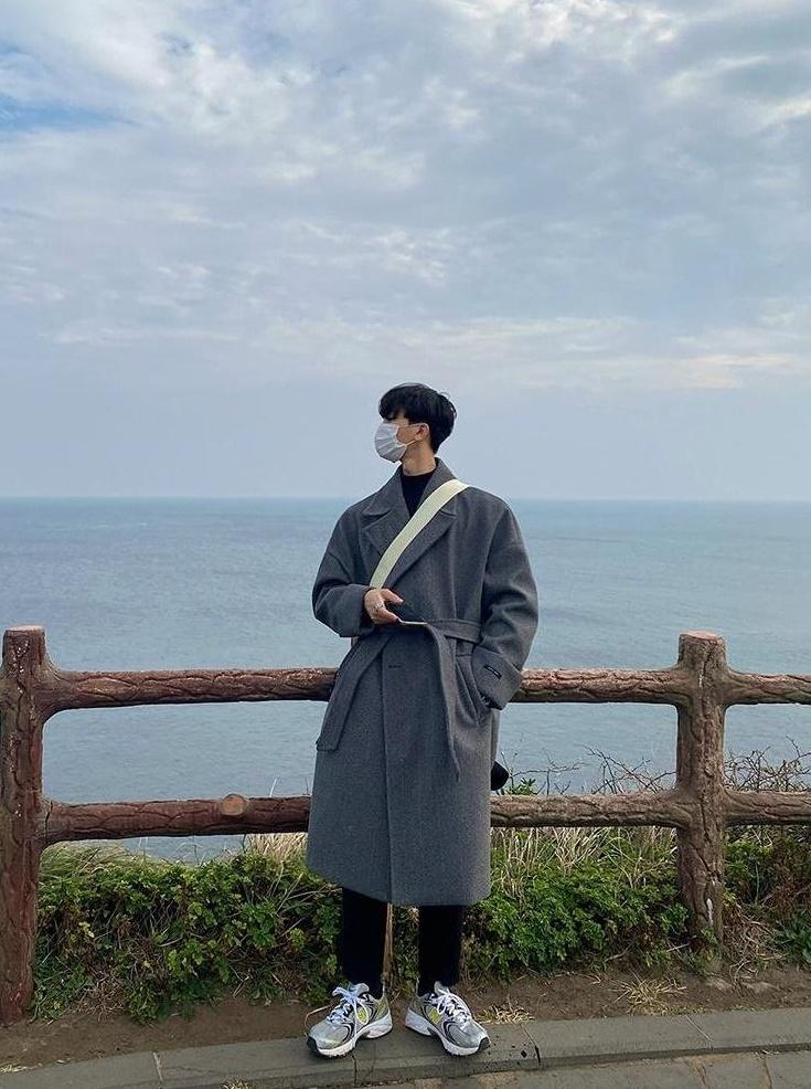 Casual Overcoat With Thickened Fabric