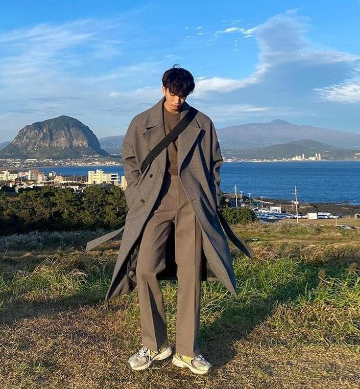 Casual Overcoat With Thickened Fabric