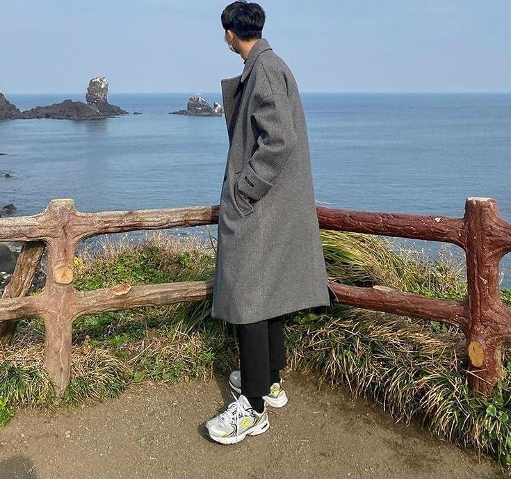 Casual Overcoat With Thickened Fabric