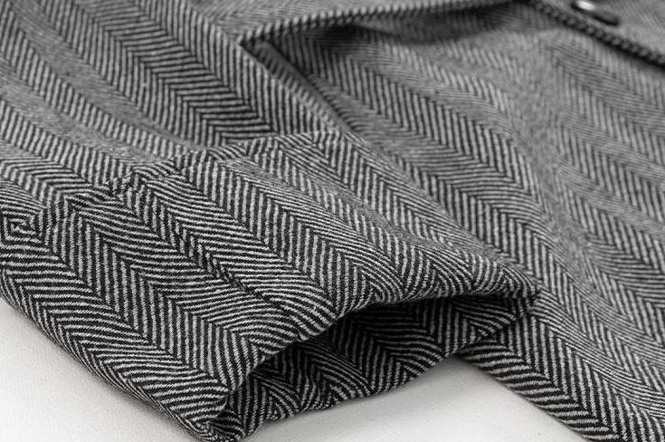 Casual Overcoat With Thickened Fabric