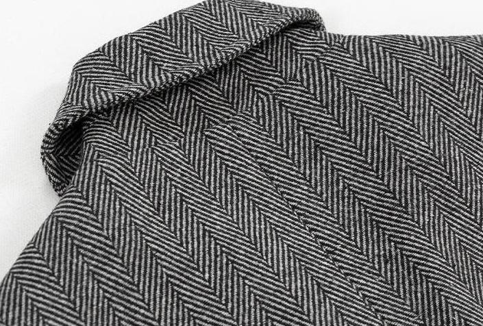 Casual Overcoat With Thickened Fabric