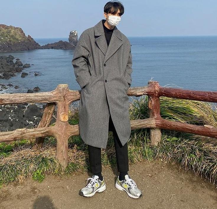 Casual Overcoat With Thickened Fabric