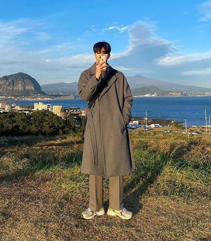 Casual Overcoat With Thickened Fabric