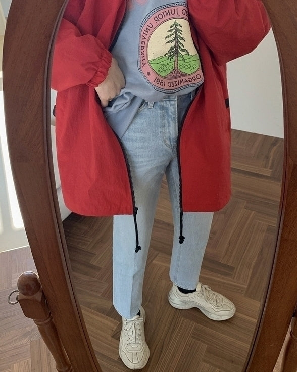 Casual Printed Sweatshirt Loose Fit Fashion Pullover